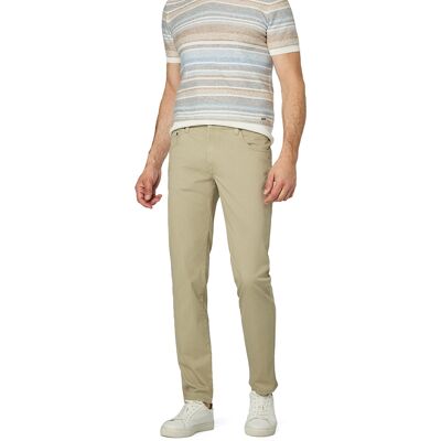 bugatti Herren Hose beige Baumwolle meliert 34/34 bugatti Herren Hose beige Baumwolle meliert 34/34