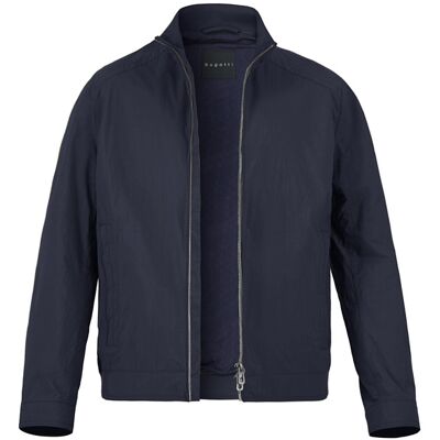 bugatti Herren Jacke blau Mikrofaser unifarben 54 (XL) bugatti Herren Jacke blau Mikrofaser unifarben 54 (XL)