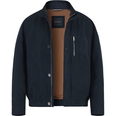 bugatti Herren Jacke blau Mikrofaser unifarben 54 (XL) bugatti Herren Jacke blau Mikrofaser unifarben 54 (XL)