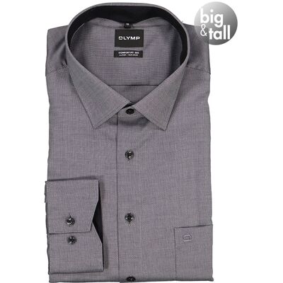 OLYMP Herren Hemd blau Baumwolle meliert Comfort Fit 54 OLYMP Herren Hemd blau Baumwolle meliert Comfort Fit 54