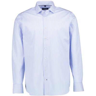 OLYMP Signature Herren Hemd blau Baumwolle gestreift 46 OLYMP Signature Herren Hemd blau Baumwolle gestreift 46
