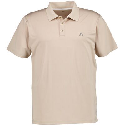 Alberto Golf Herren Polo-Shirt beige L Alberto Golf Herren Polo-Shirt beige L