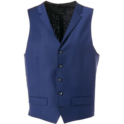 ROY ROBSON Herren Weste blau Schurwolle Slim Fit 56 ROY ROBSON Herren Weste blau Schurwolle Slim Fit 56