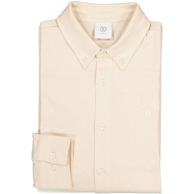 BOGNER Herren Hemd beige Jersey XL BOGNER Herren Hemd beige Jersey XL
