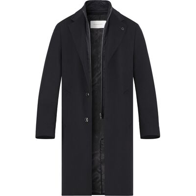 BALDESSARINI Herren Mantel schwarz unifarben 54 (XL) BALDESSARINI Herren Mantel schwarz unifarben 54 (XL)