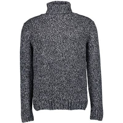 BALDESSARINI Herren Pullover schwarz Merinowolle meliert XL BALDESSARINI Herren Pullover schwarz Merinowolle meliert XL