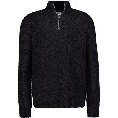 BALDESSARINI Herren Troyer schwarz Wolle unifarben XL BALDESSARINI Herren Troyer schwarz Wolle unifarben XL