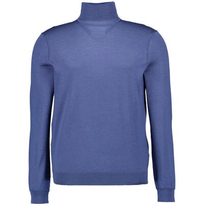 BOGNER Herren Pullover blau Schurwolle unifarben XL BOGNER Herren Pullover blau Schurwolle unifarben XL