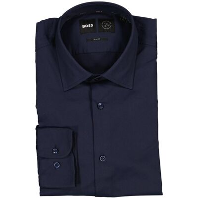 BOSS Black Herren Hemd blau Kent 38 BOSS Black Herren Hemd blau Kent 38