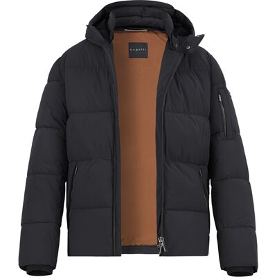 bugatti Herren Jacke schwarz Mikrofaser unifarben 56 (XXL) bugatti Herren Jacke schwarz Mikrofaser unifarben 56 (XXL)
