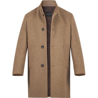 bugatti Herren Mantel beige Wolle unifarben 48 (S) bugatti Herren Mantel beige Wolle unifarben 48 (S)