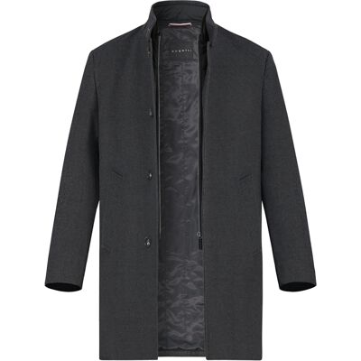 bugatti Herren Mantel grau Fischgrat 56 (XXL) bugatti Herren Mantel grau Fischgrat 56 (XXL)