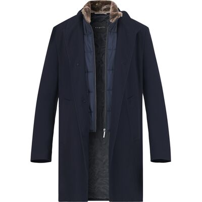 bugatti Herren Mantel grau unifarben 56 (XXL) bugatti Herren Mantel grau unifarben 56 (XXL)