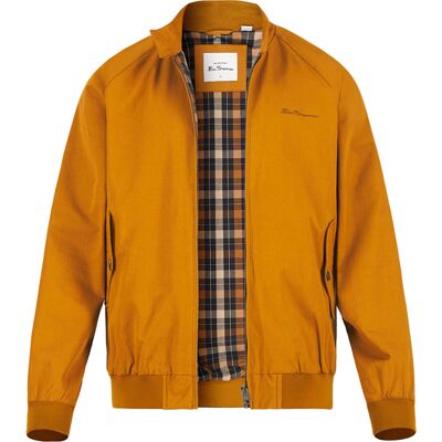 Ben Sherman Herren Jacke braun Baumwolle unifarben L Ben Sherman Herren Jacke braun Baumwolle unifarben L