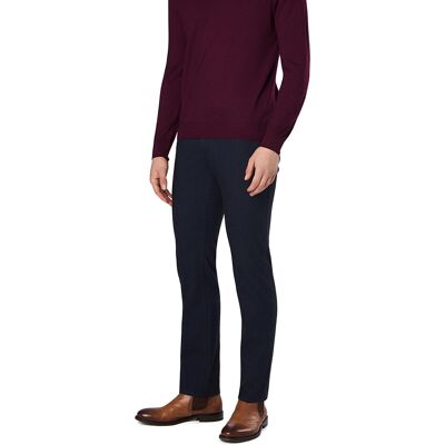 GARDEUR Herren Hose blau Baumwolle meliert 33/34 GARDEUR Herren Hose blau Baumwolle meliert 33/34