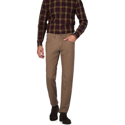 GARDEUR Herren Hose beige Baumwolle meliert 33/32 GARDEUR Herren Hose beige Baumwolle meliert 33/32
