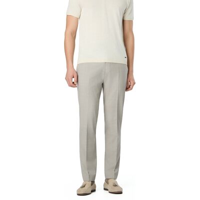HECHTER PARIS Herren Hose beige meliert 102 HECHTER PARIS Herren Hose beige meliert 102