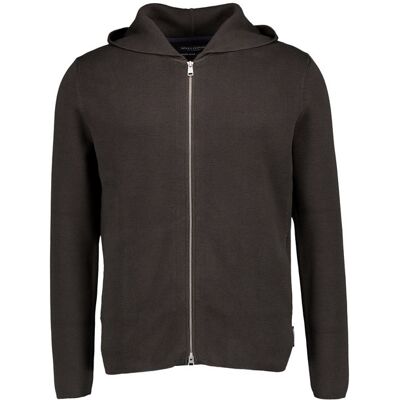 Marc O'Polo Herren Cardigan braun Baumwolle unifarben M Marc O'Polo Herren Cardigan braun Baumwolle unifarben M
