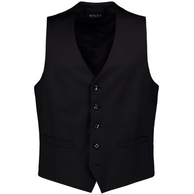 DIGEL Herren Weste schwarz Schurwolle 46 DIGEL Herren Weste schwarz Schurwolle 46