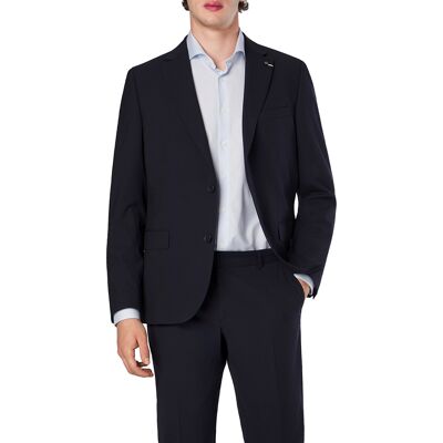 bugatti Herren Sakko blau Schurwoll-Stretch 56 bugatti Herren Sakko blau Schurwoll-Stretch 56