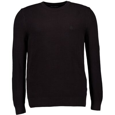 Marc O'Polo Herren Pullover schwarz Baumwolle unifarben L Marc O'Polo Herren Pullover schwarz Baumwolle unifarben L