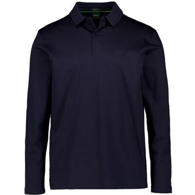 BOSS Green Herren Polo-Shirt blau Baumwoll-Jersey M BOSS Green Herren Polo-Shirt blau Baumwoll-Jersey M