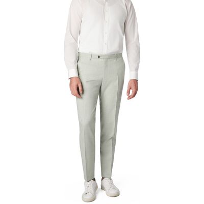 CG Herren Hose grün Schurwolle meliert Slim Fit 52 CG Herren Hose grün Schurwolle meliert Slim Fit 52