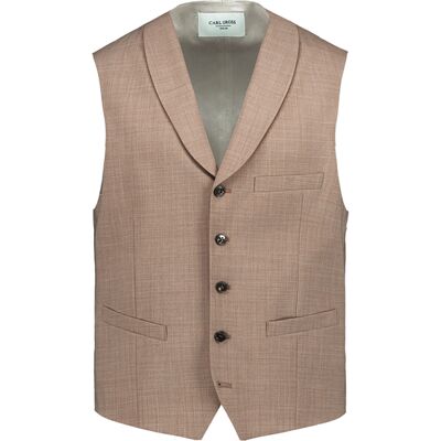 Carl Gross Herren Weste beige meliert 29 Carl Gross Herren Weste beige meliert 29
