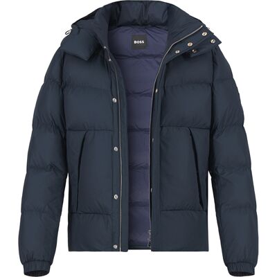 BOSS Black Herren Jacke blau Mikrofaser unifarben 54 (XL) BOSS Black Herren Jacke blau Mikrofaser unifarben 54 (XL)
