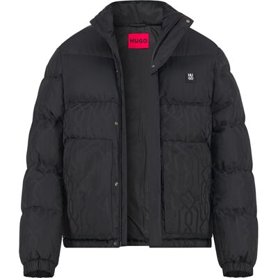 HUGO Herren Jacke schwarz unifarben S HUGO Herren Jacke schwarz unifarben S