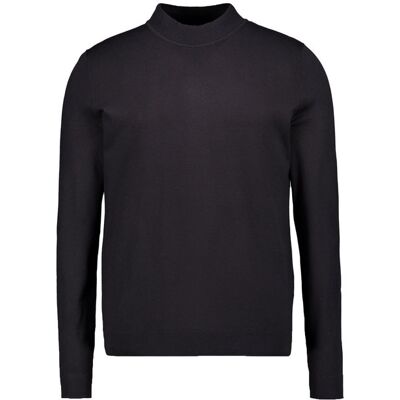 HUGO Herren Pullover schwarz Viscose unifarben S HUGO Herren Pullover schwarz Viscose unifarben S