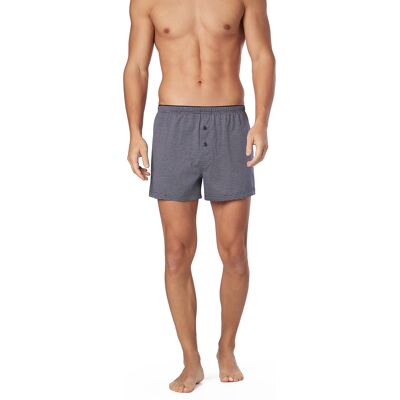 Novila Herren Shorts blau Jersey-Baumwolle unifarben 52 (L) Novila Herren Shorts blau Jersey-Baumwolle unifarben 52 (L)
