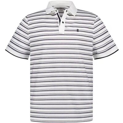 BOGNER Herren Polo-Shirt beige Baumwoll gestreift XL BOGNER Herren Polo-Shirt beige Baumwoll gestreift XL