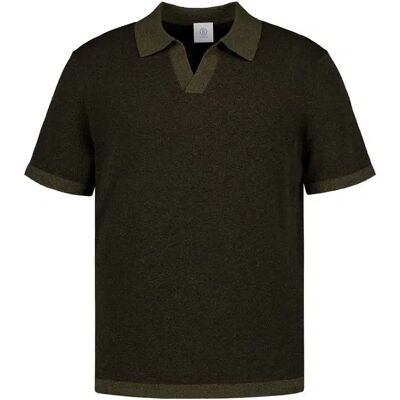 BOGNER Herren Polo-Shirt grün meliert M BOGNER Herren Polo-Shirt grün meliert M