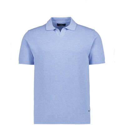 RAGMAN Herren Polo-Shirt blau meliert L RAGMAN Herren Polo-Shirt blau meliert L