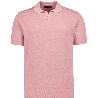 RAGMAN Herren Polo-Shirt rosa meliert M RAGMAN Herren Polo-Shirt rosa meliert M