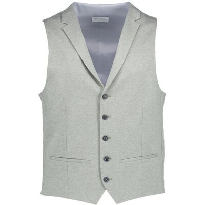 ROY ROBSON Herren Weste grün Jersey meliert 48 ROY ROBSON Herren Weste grün Jersey meliert 48
