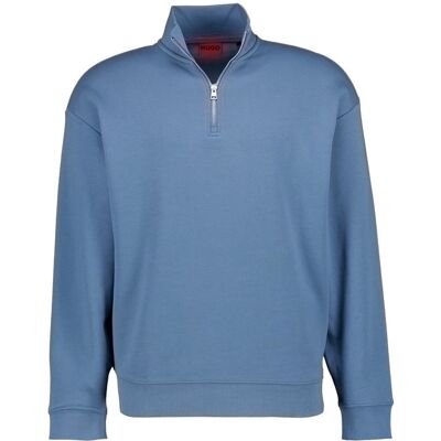 HUGO Herren Sweatshirt blau Baumwolle unifarben S HUGO Herren Sweatshirt blau Baumwolle unifarben S