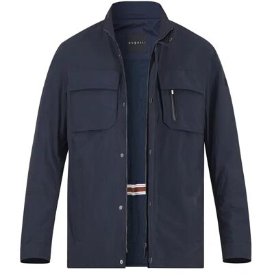 bugatti Herren Jacke blau Mikrofaser unifarben 52 (L) bugatti Herren Jacke blau Mikrofaser unifarben 52 (L)
