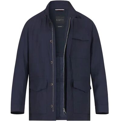 bugatti Herren Jacken blau Leinen 50 (M) bugatti Herren Jacken blau Leinen 50 (M)