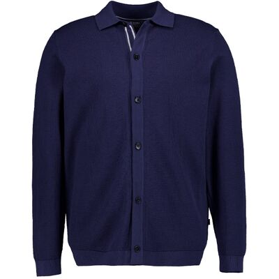 MAERZ Muenchen Herren Strickjacke blau Baumwolle unifarben 54 (XL) MAERZ Muenchen Herren Strickjacke blau Baumwolle unifarben 54 (XL)