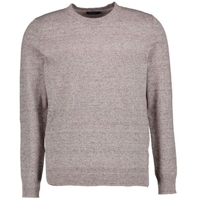 MAERZ Muenchen Herren Pullover braun Baumwolle-Leinen meliert 50 (M) MAERZ Muenchen Herren Pullover braun Baumwolle-Leinen meliert 50 (M)