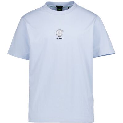 BOSS Green Herren T-Shirt blau Baumwolle M BOSS Green Herren T-Shirt blau Baumwolle M
