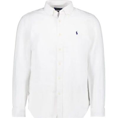 Polo Ralph Lauren Herren Hemd weiß Leinen S Polo Ralph Lauren Herren Hemd weiß Leinen S