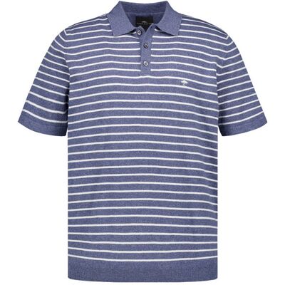 Fynch-Hatton Herren Polo-Shirt blau gestreift XL Fynch-Hatton Herren Polo-Shirt blau gestreift XL