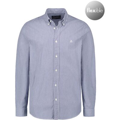 Marc O'Polo Herren Hemd blau Baumwolle gestreift XL Marc O'Polo Herren Hemd blau Baumwolle gestreift XL