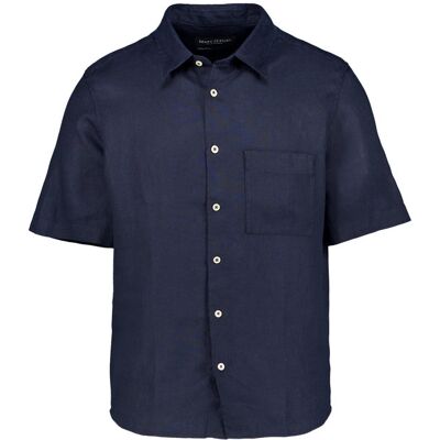 Marc O'Polo Herren Hemden blau Leinen L Marc O'Polo Herren Hemden blau Leinen L