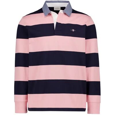 Gant Herren Pullover rosa Baumwolle gestreift XL Gant Herren Pullover rosa Baumwolle gestreift XL