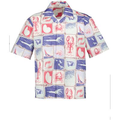 Gant Herren Hemden mehrfarbig Baumwolle gemustert M Gant Herren Hemden mehrfarbig Baumwolle gemustert M