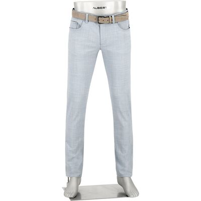 Alberto Herren Hosen blau Wool 33/34 Alberto Herren Hosen blau Wool 33/34